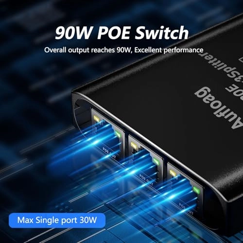 POE switch 4Port - DC48V 30W 4 1000Mbps