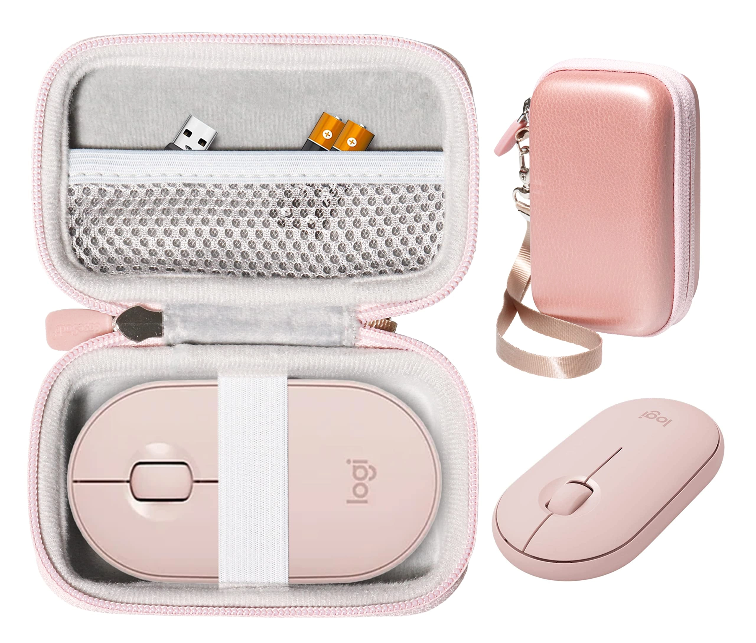 CaseSack Mouse Case - Rose gold for Pebble M350 M355 i345 Wireless