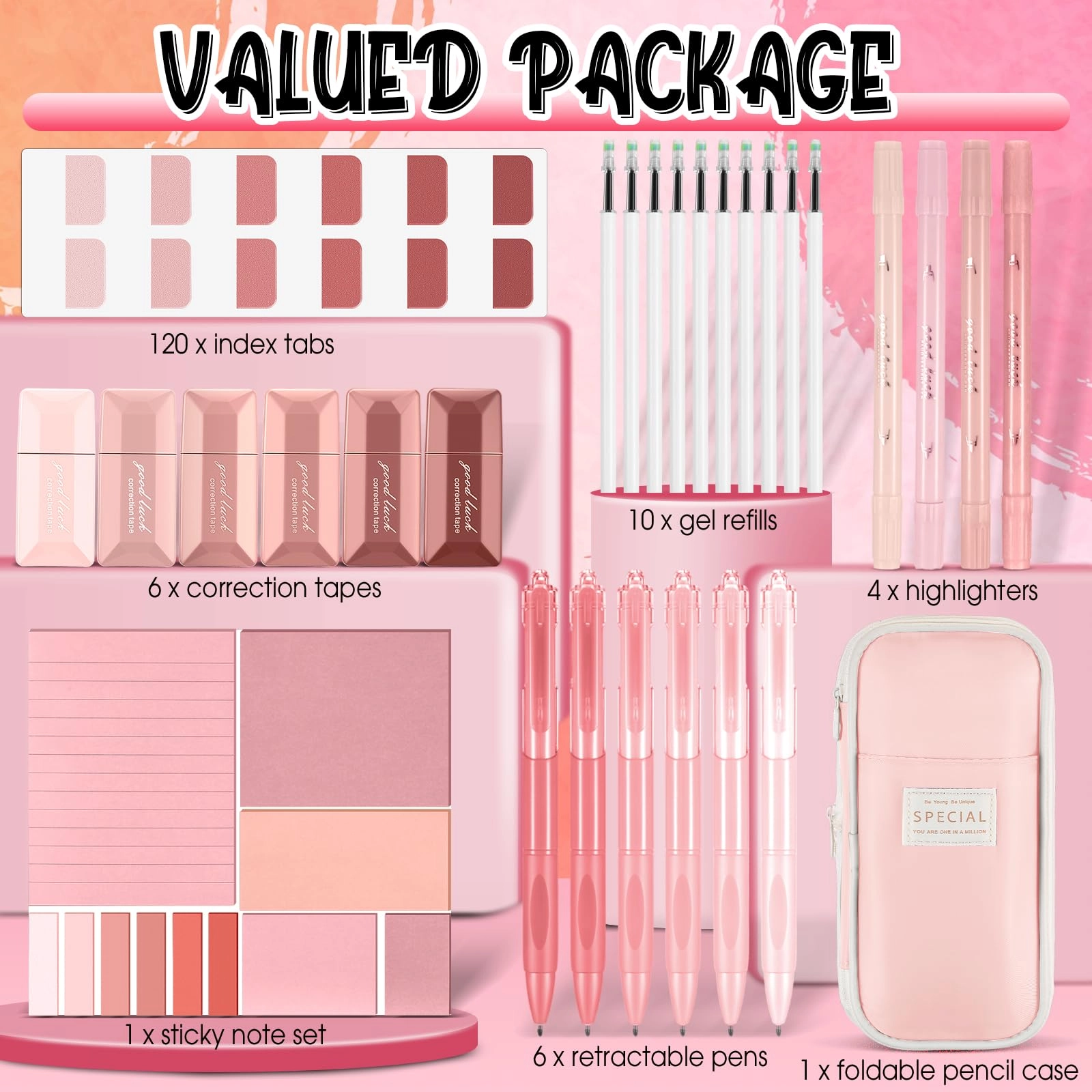 38 Pcs Stationery Kit