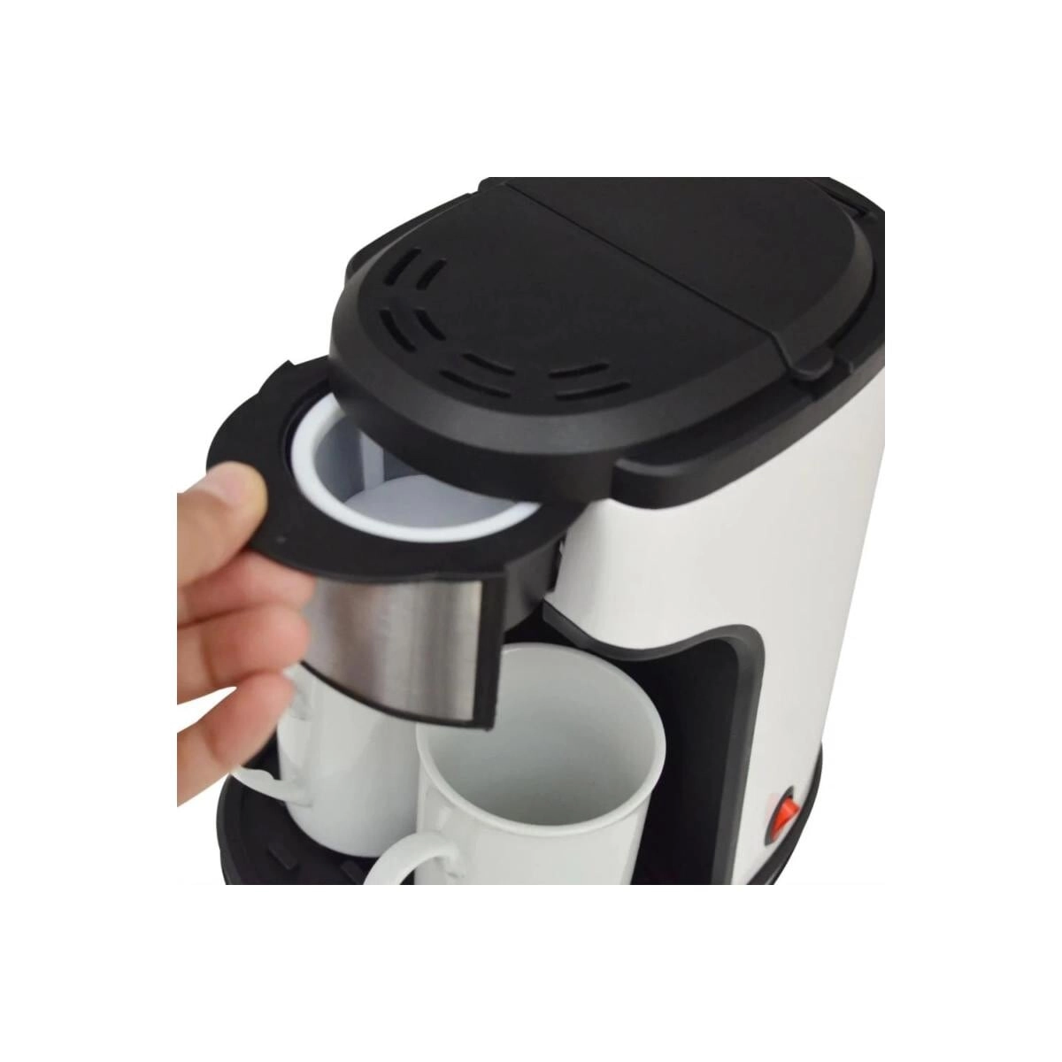 DX3413 - Permanent Filter 2 Porcelain Cups
