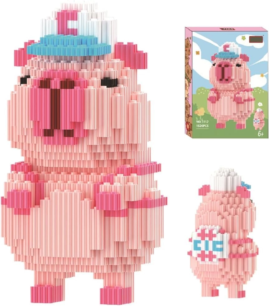 FCXVXCL Capybara Building Blocks - Capybara 1526 pcs