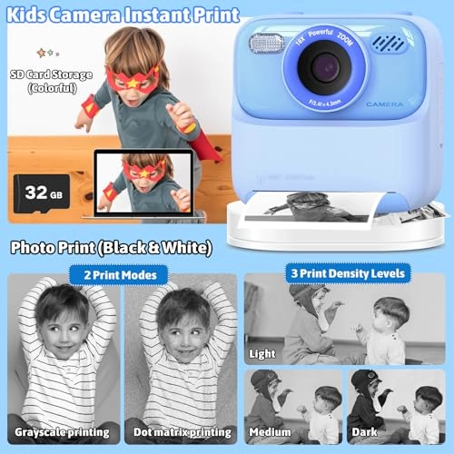 sofortbildkamera - 1080P Instant Print 32GB