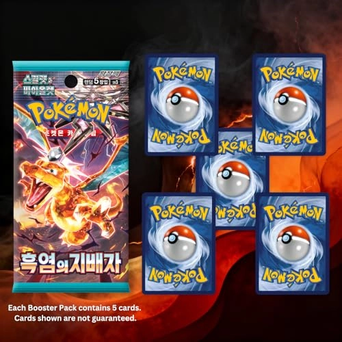 Pokémon Obsidian Flames Booster Pack - Korean 5pcs