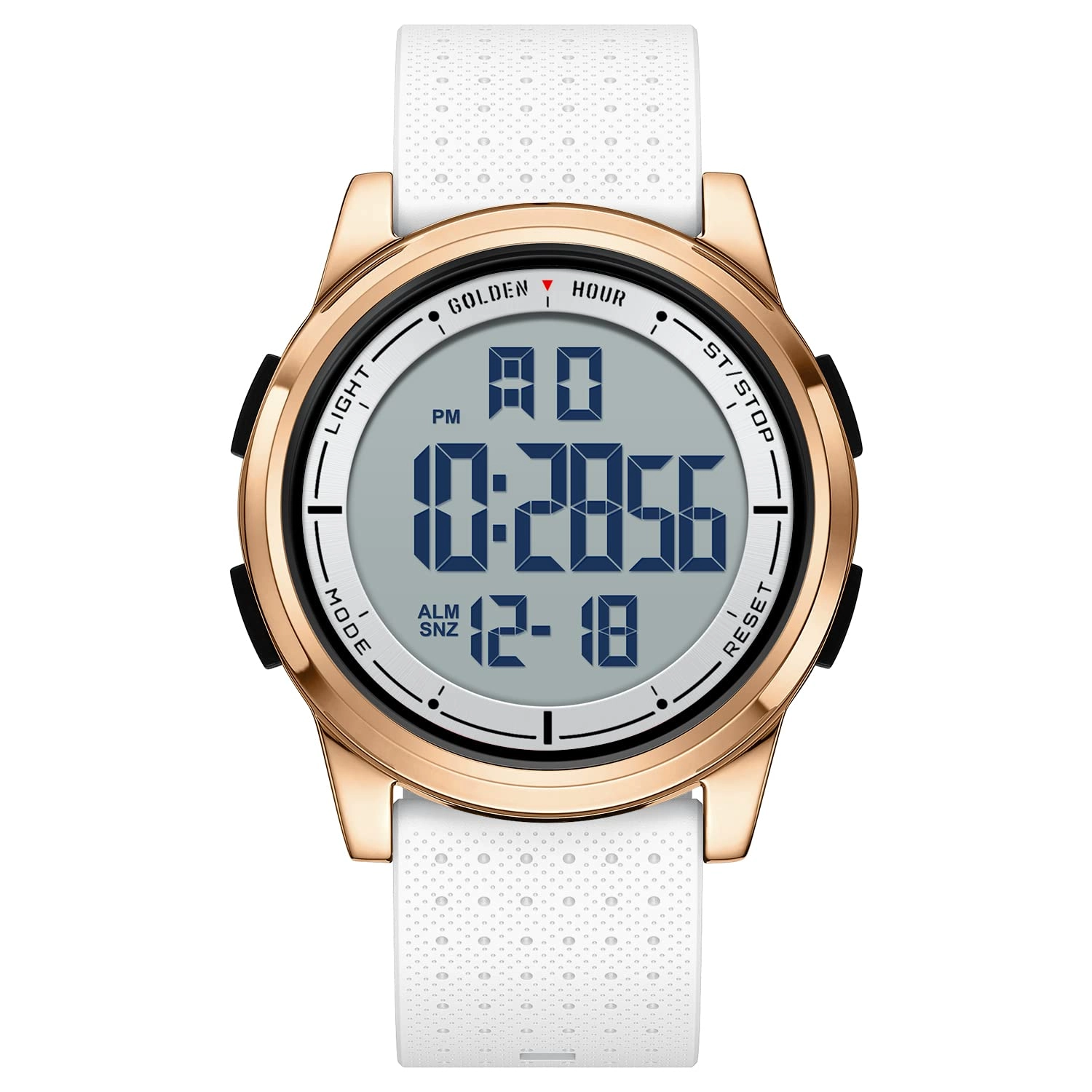 Ultra-Sottile Minimalista Sport Impermeabile Orologi Digitali 43mm Alloy Steel