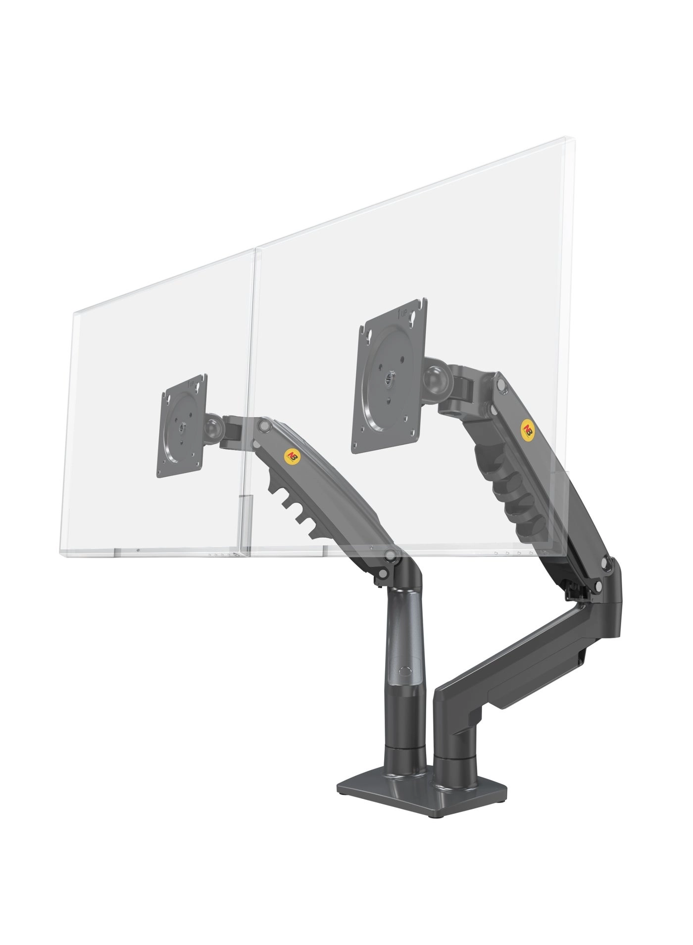 NB Ergonomic Dual Monitor Arm - 27 in 100x100mm