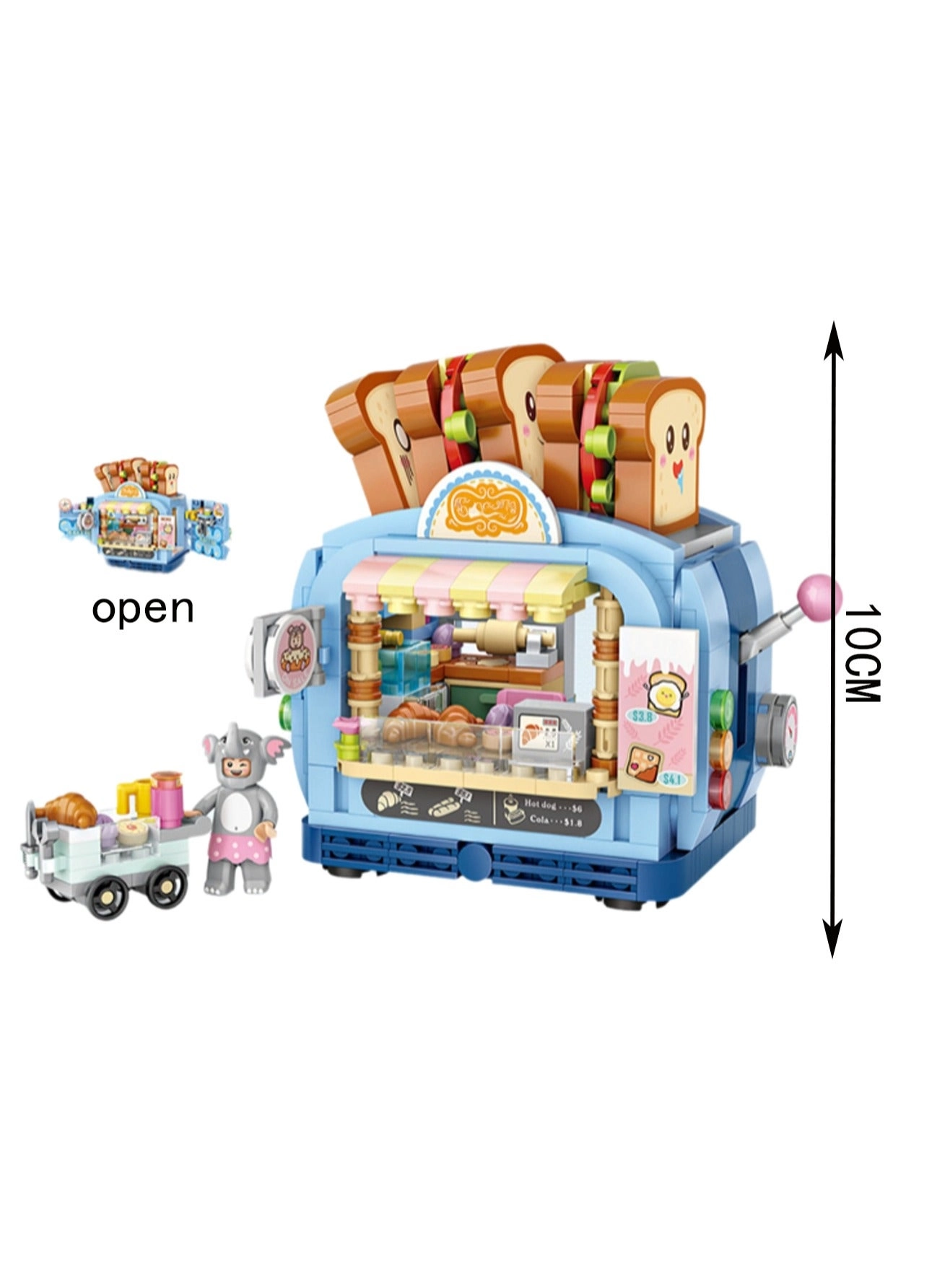 Bakery Model Set - Bakery 567pcs