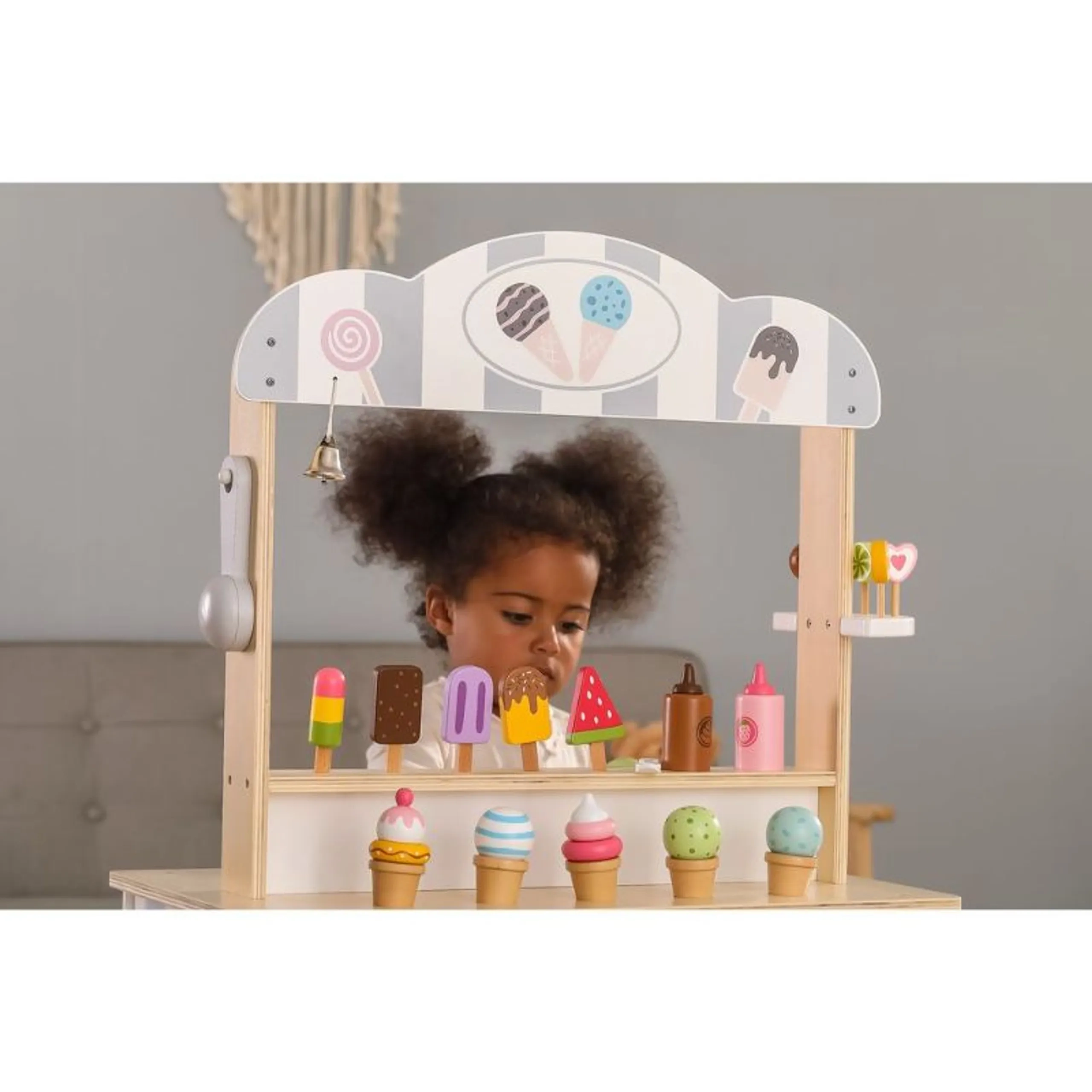 Ice Cream Mobile Shop - Wooden 3-in-1 (PCG-44550)