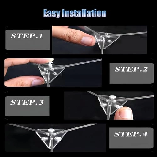 Acrylic Display Case for LEGO 10375 Dragon Tamer Toothless - 3mm thickness