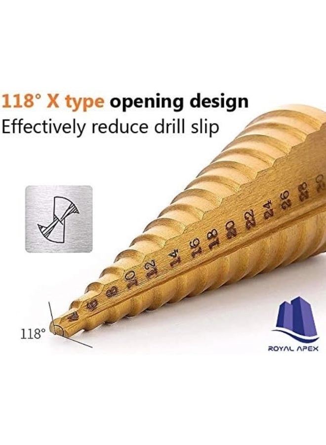 Step Drill Bit - High Speed Steel 1 piece(s) 4mm to 30mm