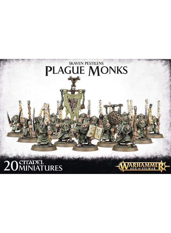Games Workshop Pestilens Plague Monks - Warhammer 40K Age of Sigmar Skaven