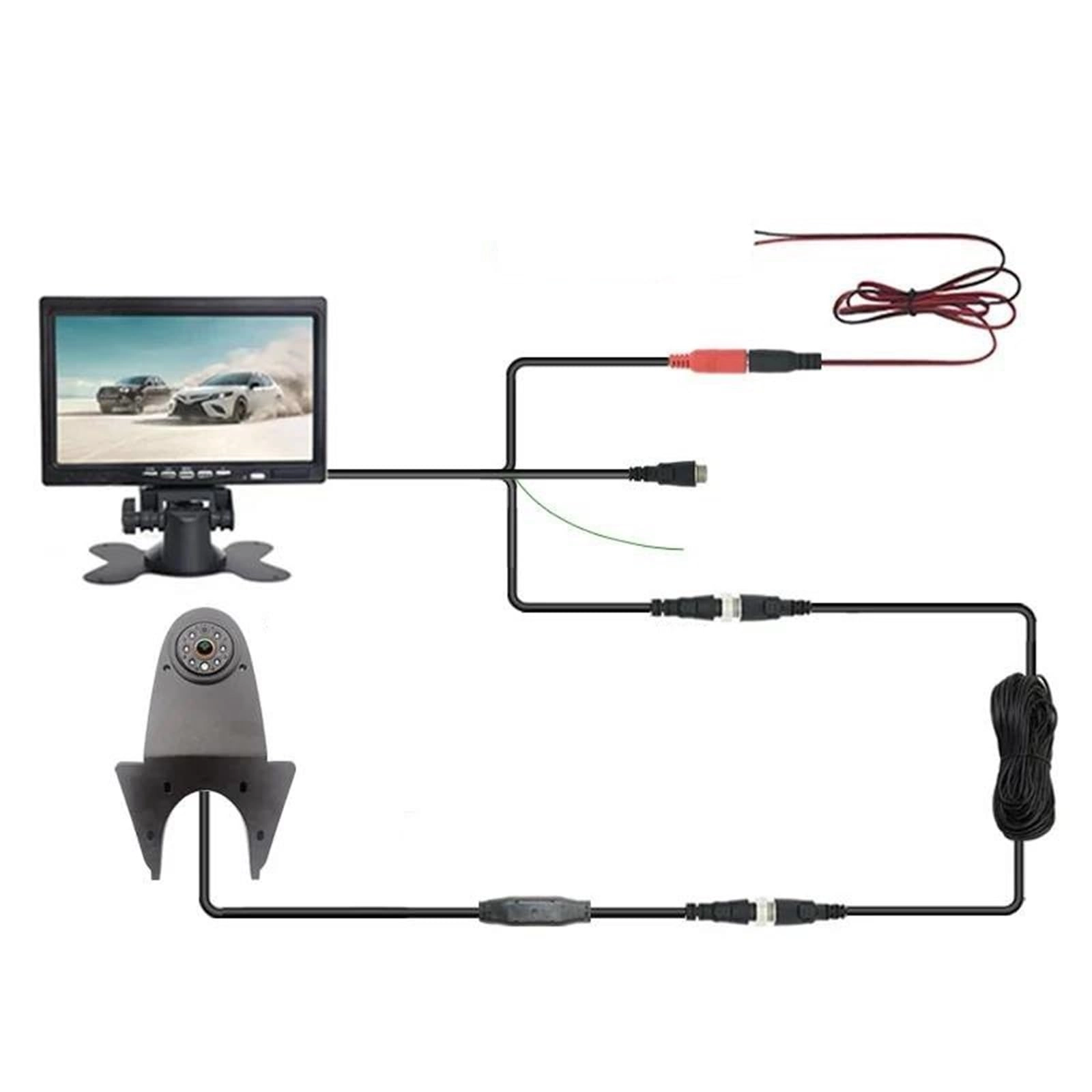 AHD 1080P Brake Light Reverse Camera - Night vision