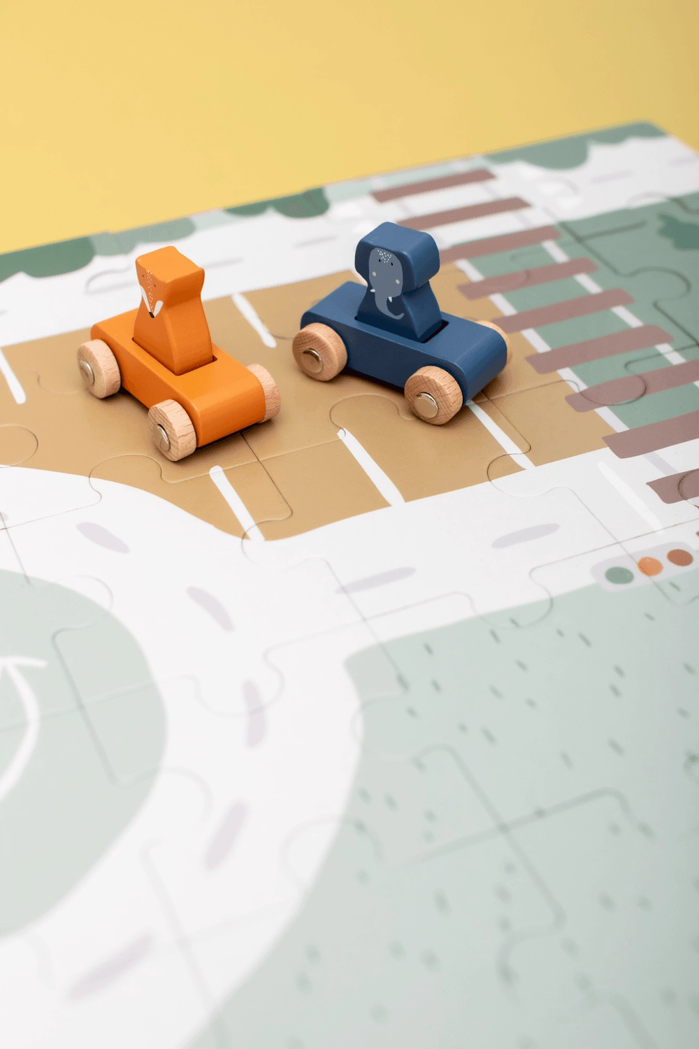 Wooden Road Puzzle - Suitable for 24 months and above