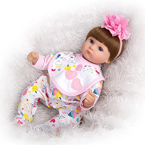 Reborn Baby Doll - 18 Inch 45cm Soft Vinyl Girl