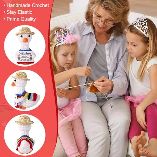 Graduation Goose Crochet - 9x8x6cm