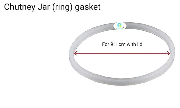Mixer Grinder Chutney Small JAR Gasket - 4 Units Silicone 91 cm