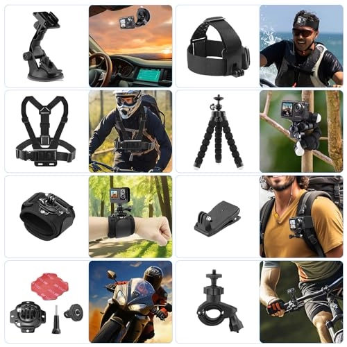 Action Camera Accessory Kit - GoPro Hero AKASO EK7000