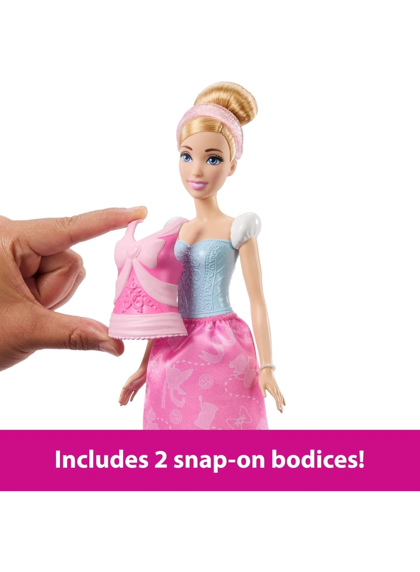 Cinderella Fashion Doll - 2 Looks Accessories 2-in-1 Stories