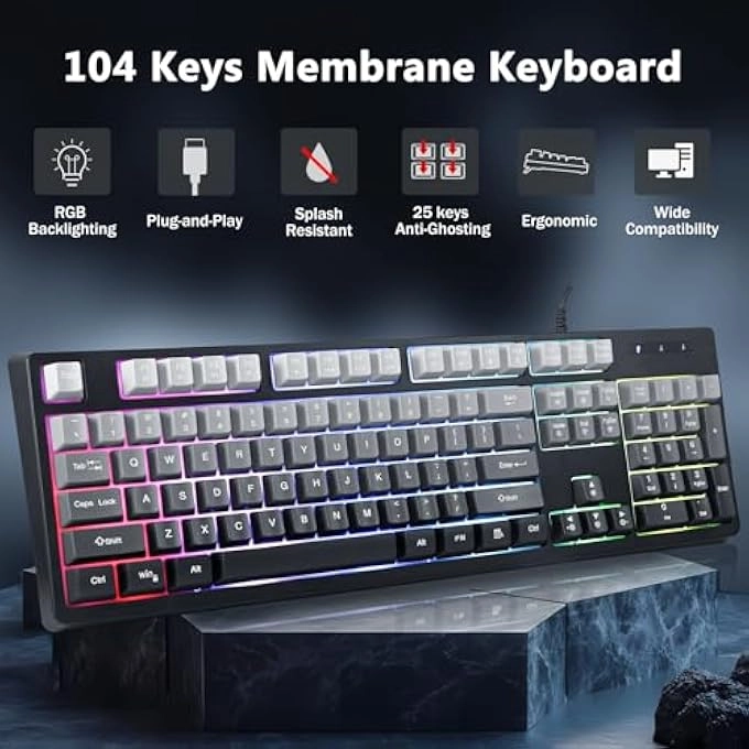 Wired Gaming Keyboard - Wired