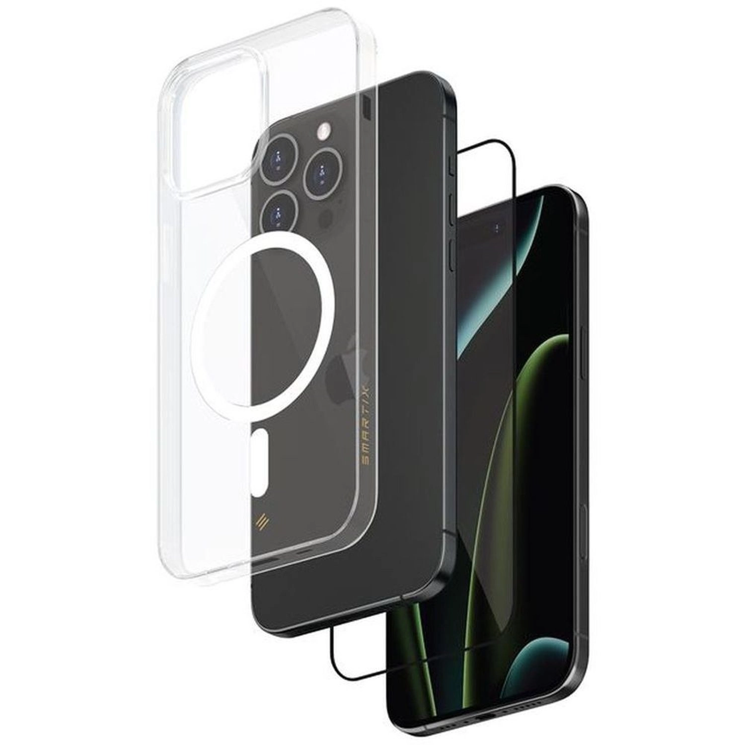 Smartix UG Magnetic Case Screen Protector for iPhone 16 Pro Max