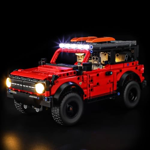 Light for Lego Ford Bronco Offroader - red LED light kit