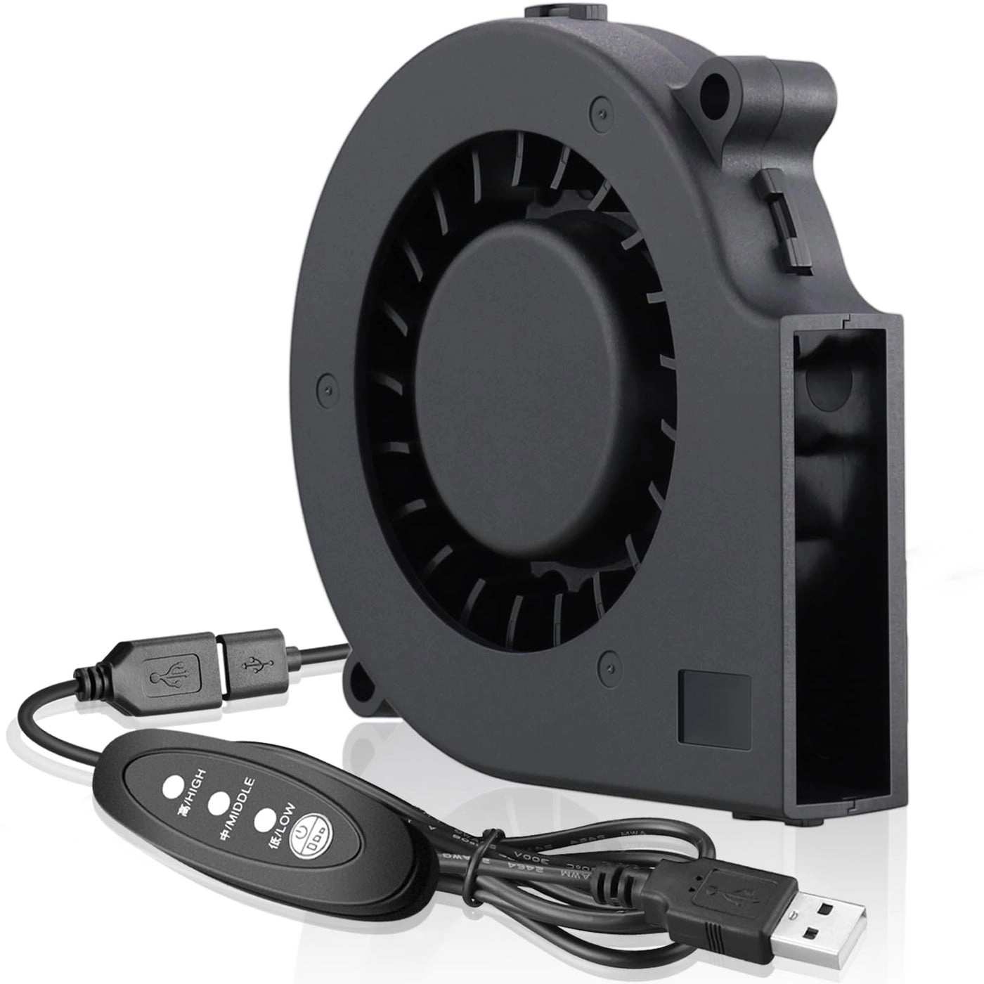 GDSTIME USB Blower Fan - 75mm