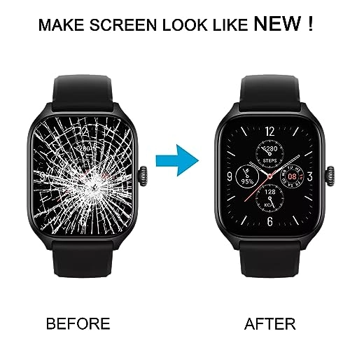 LCD Screen and Digitizer Full Assembly for Amazfit GTS 4