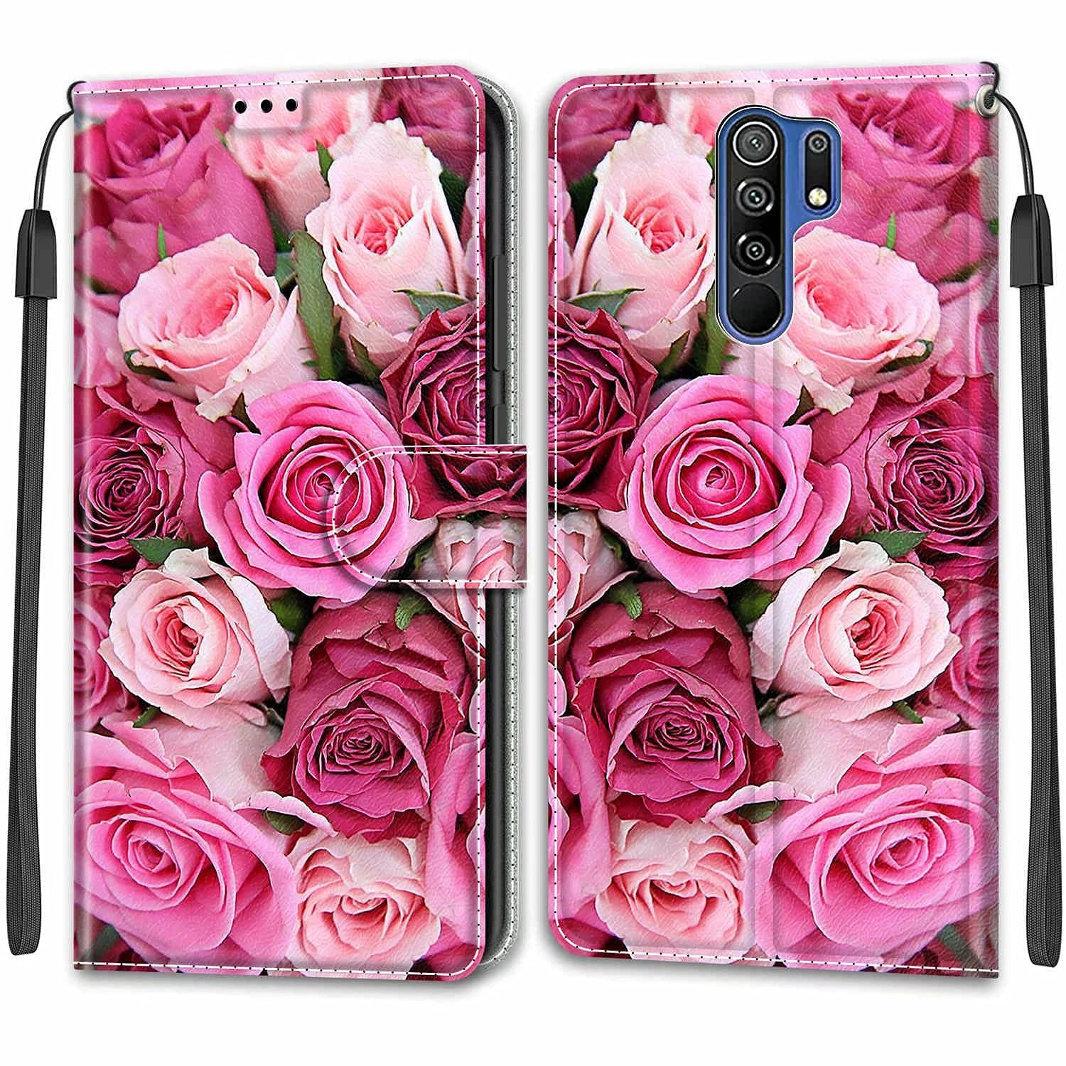 Wallet Case for Xiaomi Redmi 9 - PU Leather + Tpu