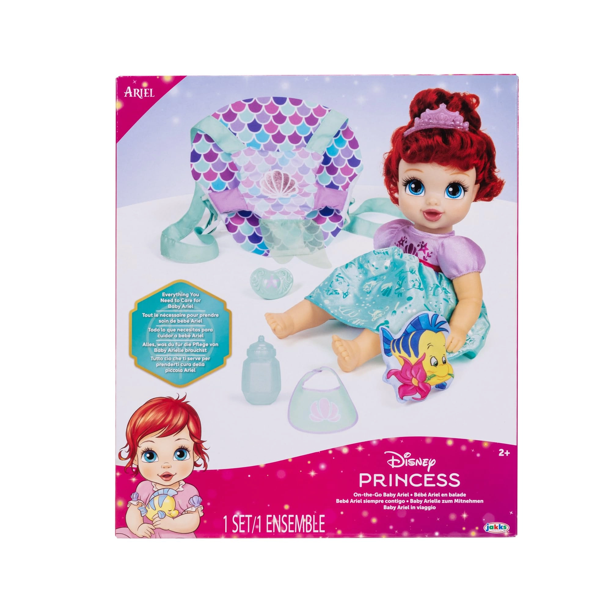 Ariel Baby Doll - Deluxe On-the-Go Carrier Ages 2+