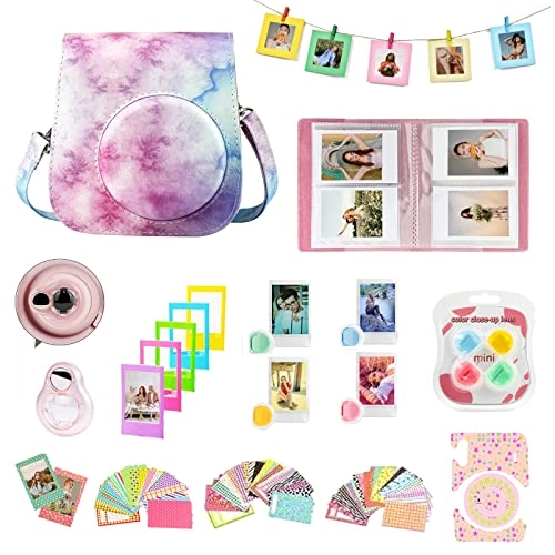 Mini 11 camera case + Mini photo album + Selfie lens + Color Filters + Plastic desktop photo frames + Rectangle hanging photo frames + border sticker + Camera sticker