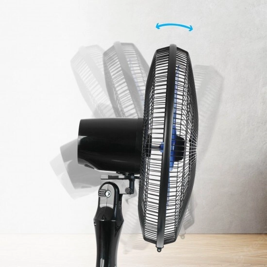 Electric Stand Fan - 60W Adjustable Height 5 Blades