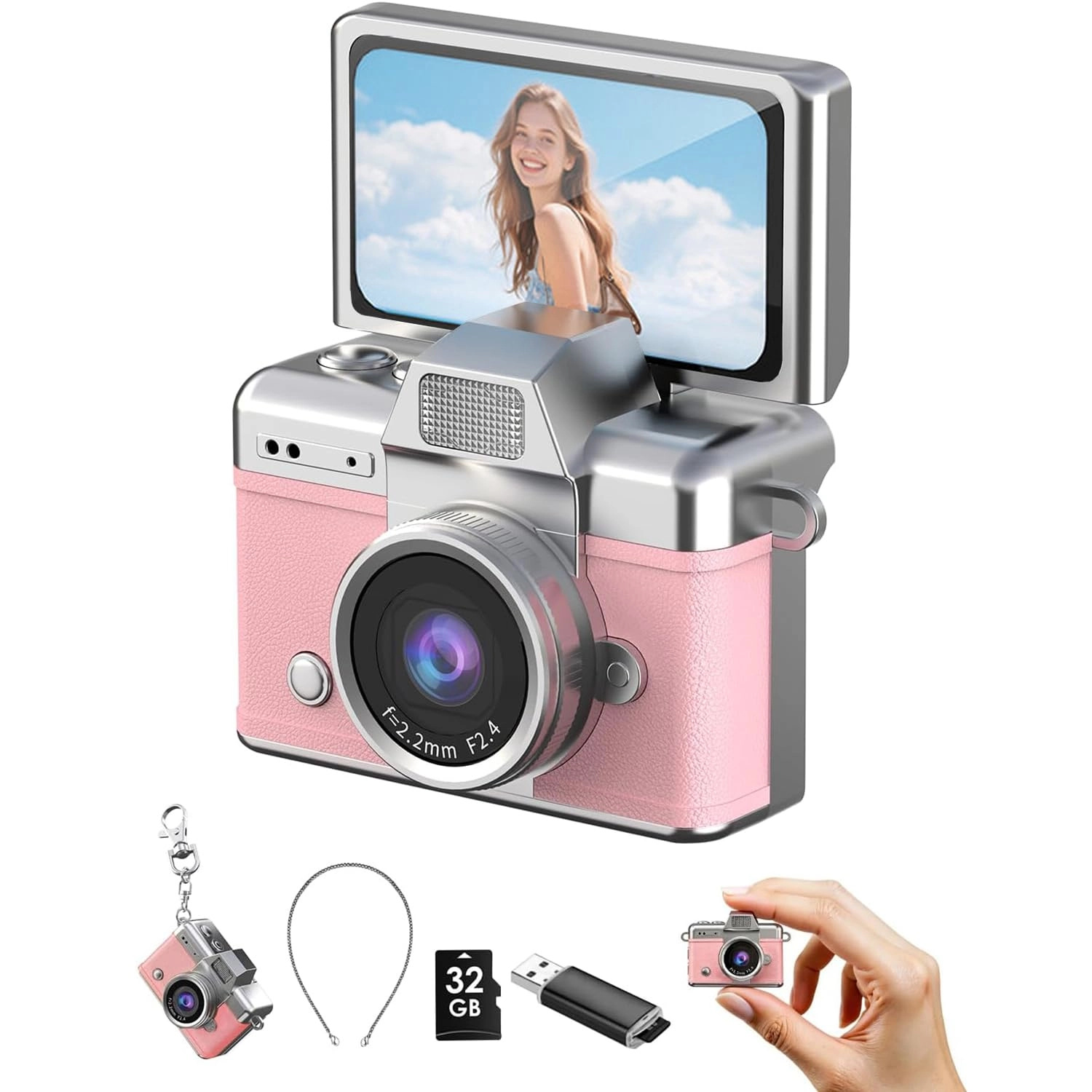 Exrp Mini Keychain Camera