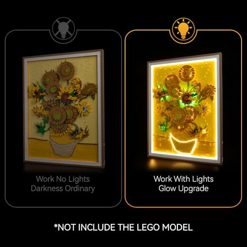 LED Light kit Compatible with Lego 31215 Vincent Van Gogh Sunflowers - Vincent Van Gogh Sunflowers Lego