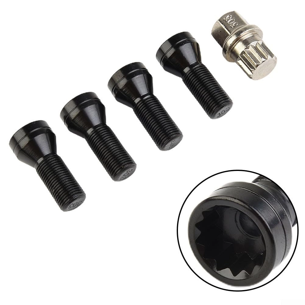 Besshepplo Locking Wheel Bolts Nuts Set - 26mm M14