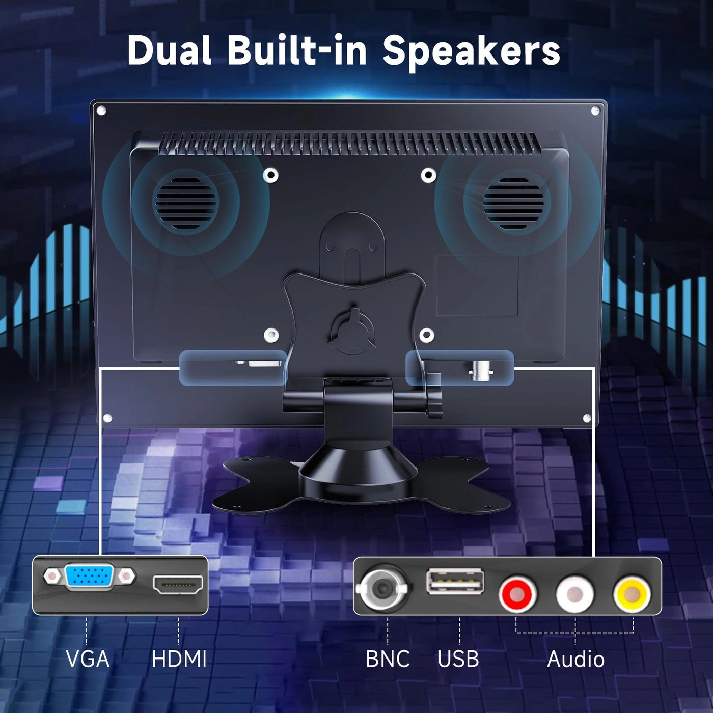 HD Monitor - 10.1 inch 1024*600 pixels