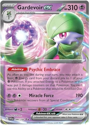 Pokemon Gardevoir ex 086/198 - English + Toploader