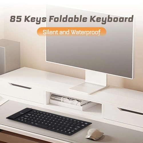 Silent 85 Keys Keyboard - Wired/Wireless