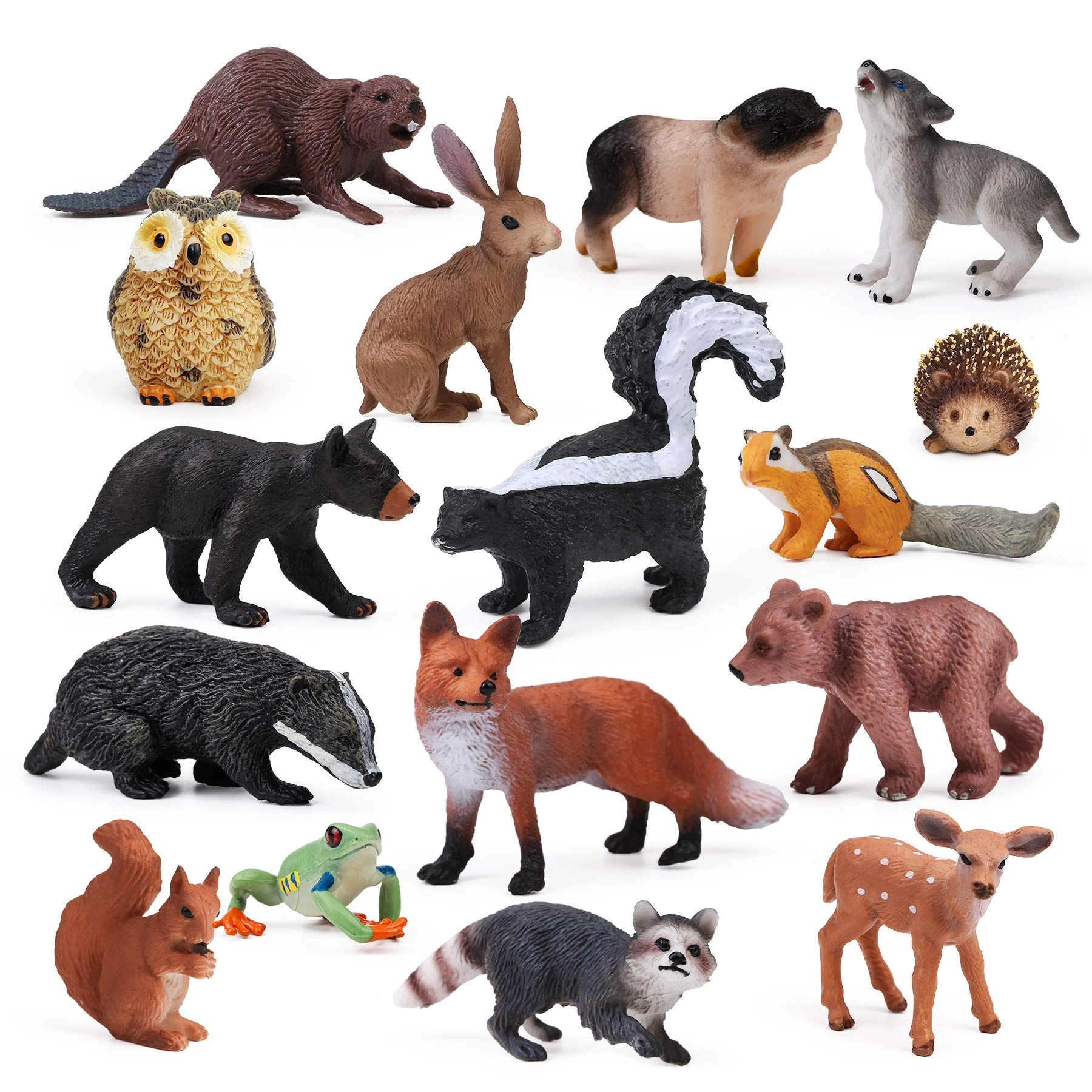 UANDME Forest Animals Baby Figures - 16pcs
