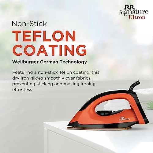 Signature Ultron - 1100W Non-Stick Teflon Coating 360 Degree Swivel Cord