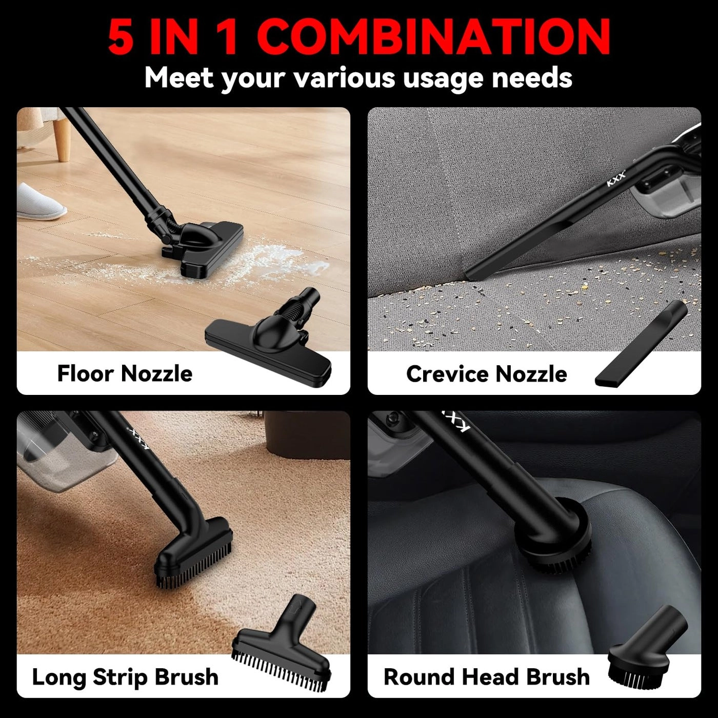 Cordless Vacuum - 18V 500W Handheld