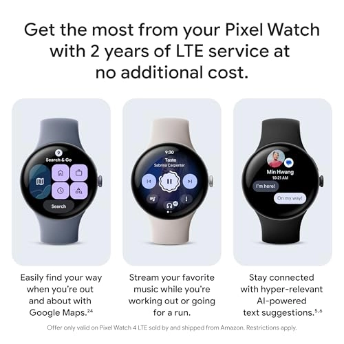 Pixel Watch 4 45mm Aluminum LTE GPS