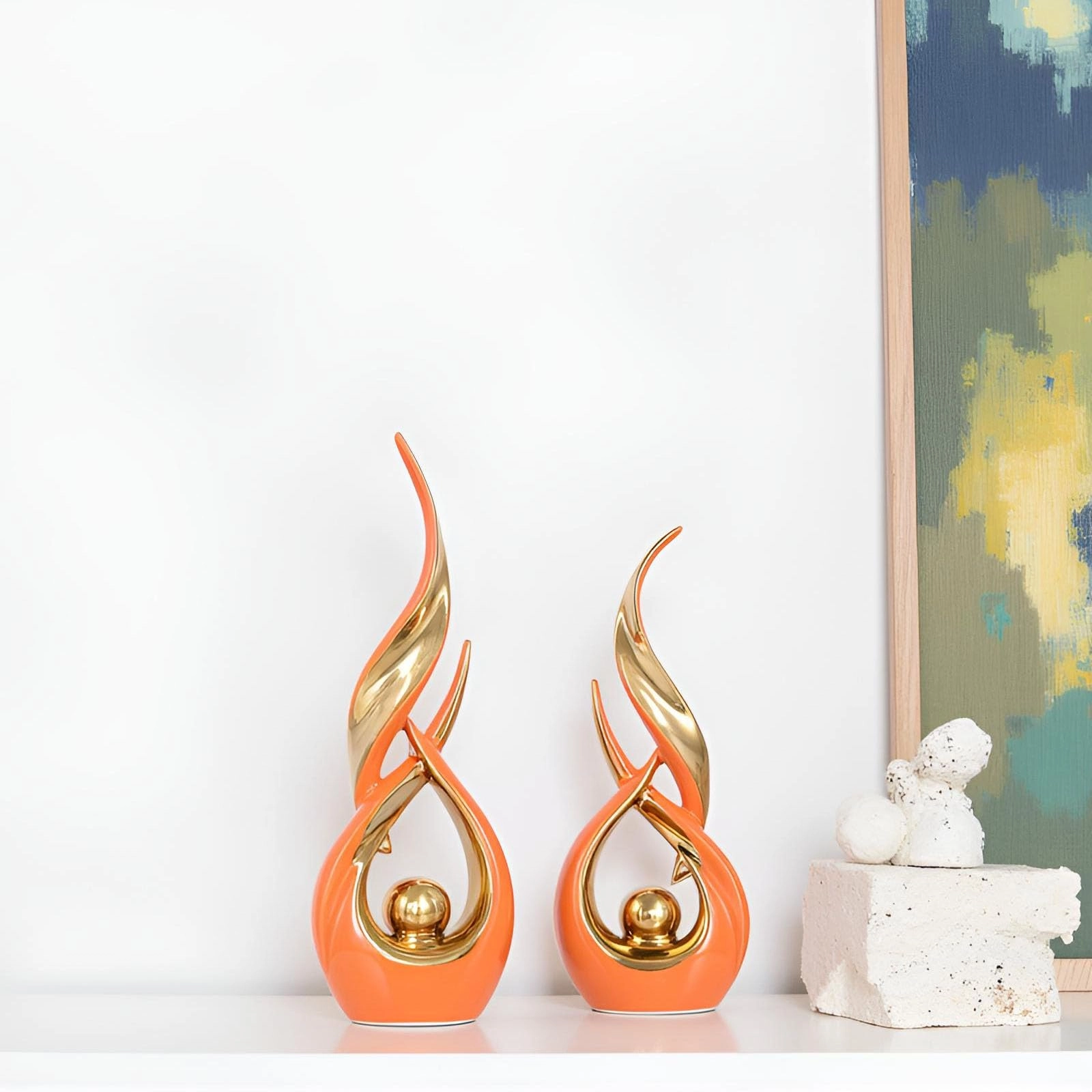 Abstract Statue - Ceramic Set