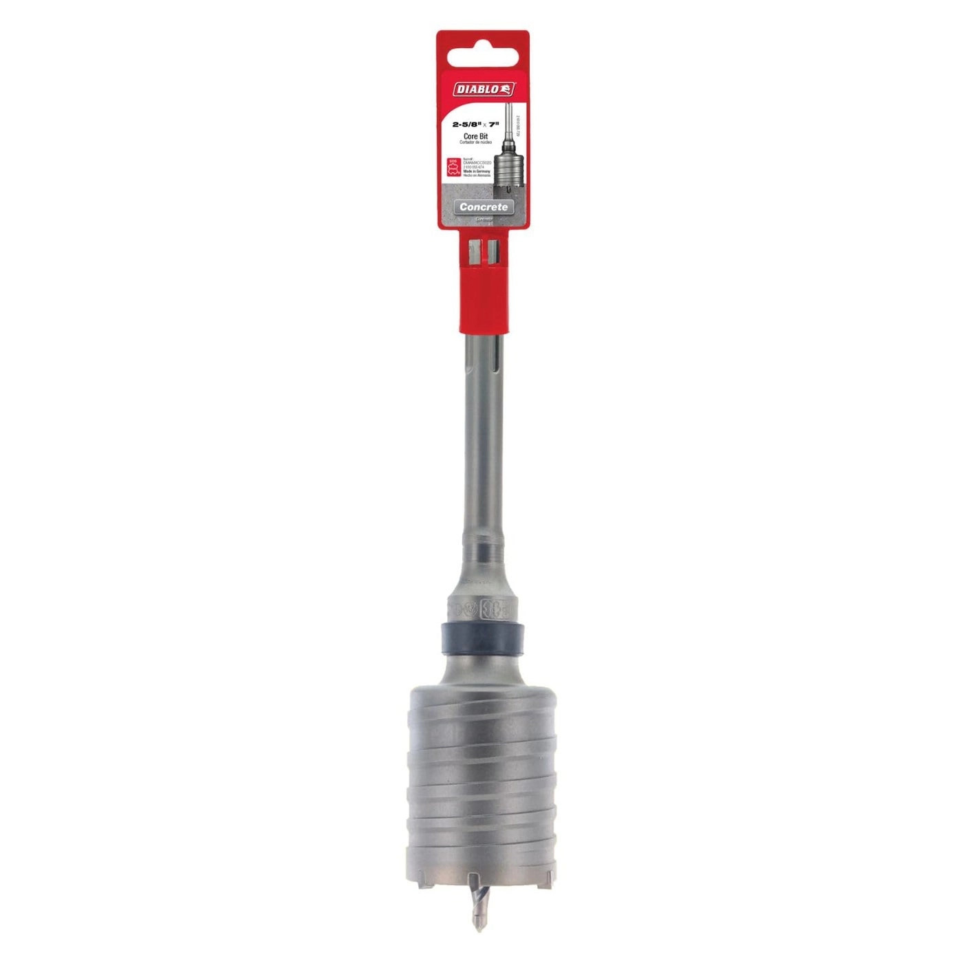 SDS-Max Carbide Tipped Core Bit - 2-5/8" Diameter