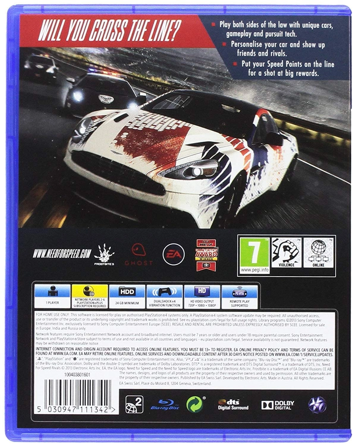 Need for Speed Rivals - PlayStation 4