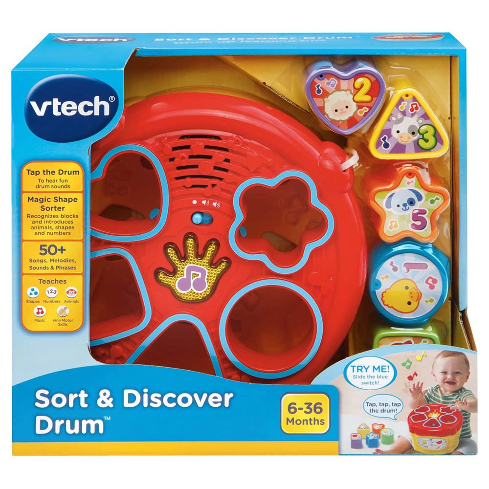 Sort And Discover Drum Toy - Suitable for 6 months and above