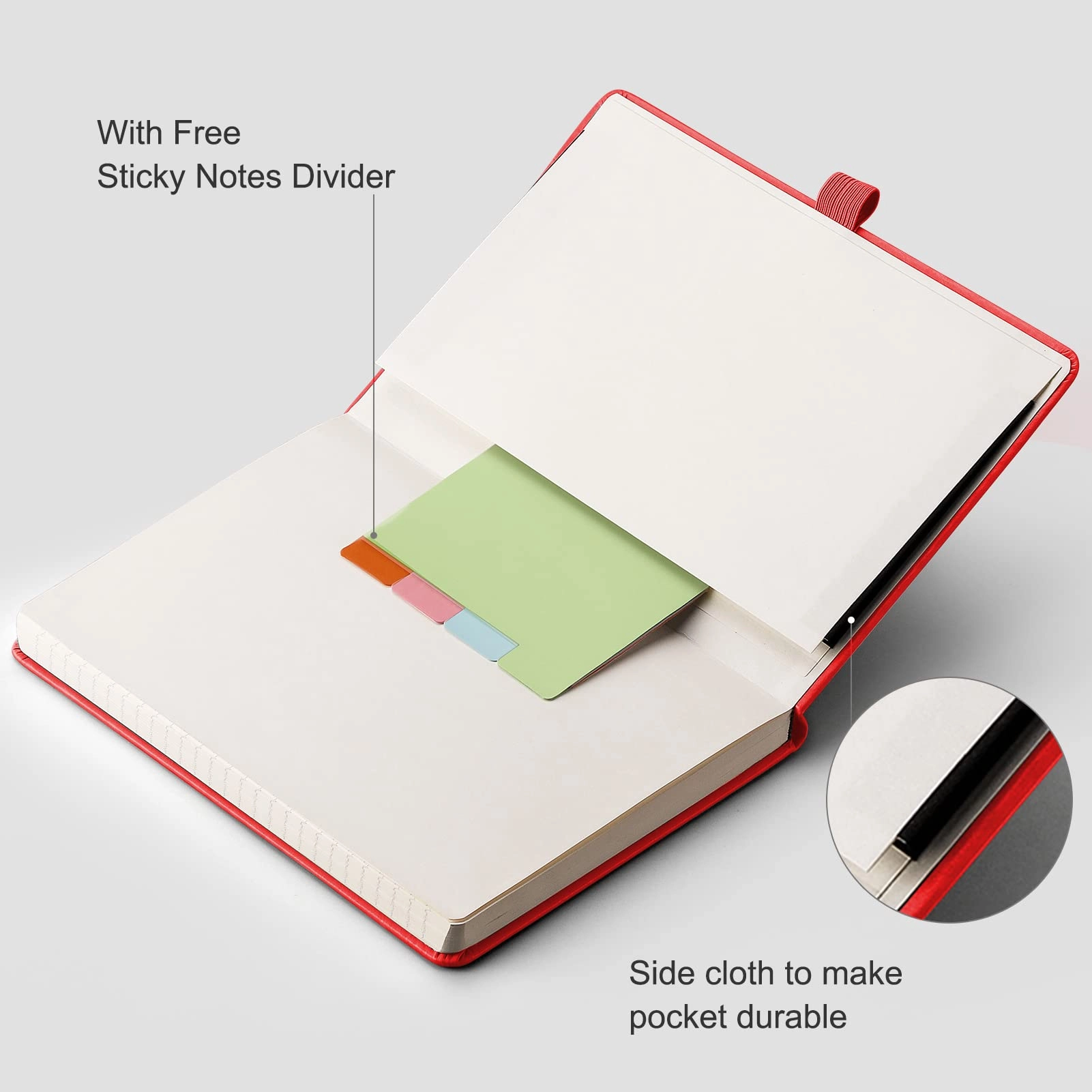 Notepad A5 Hardcover - Lined 376 Pages