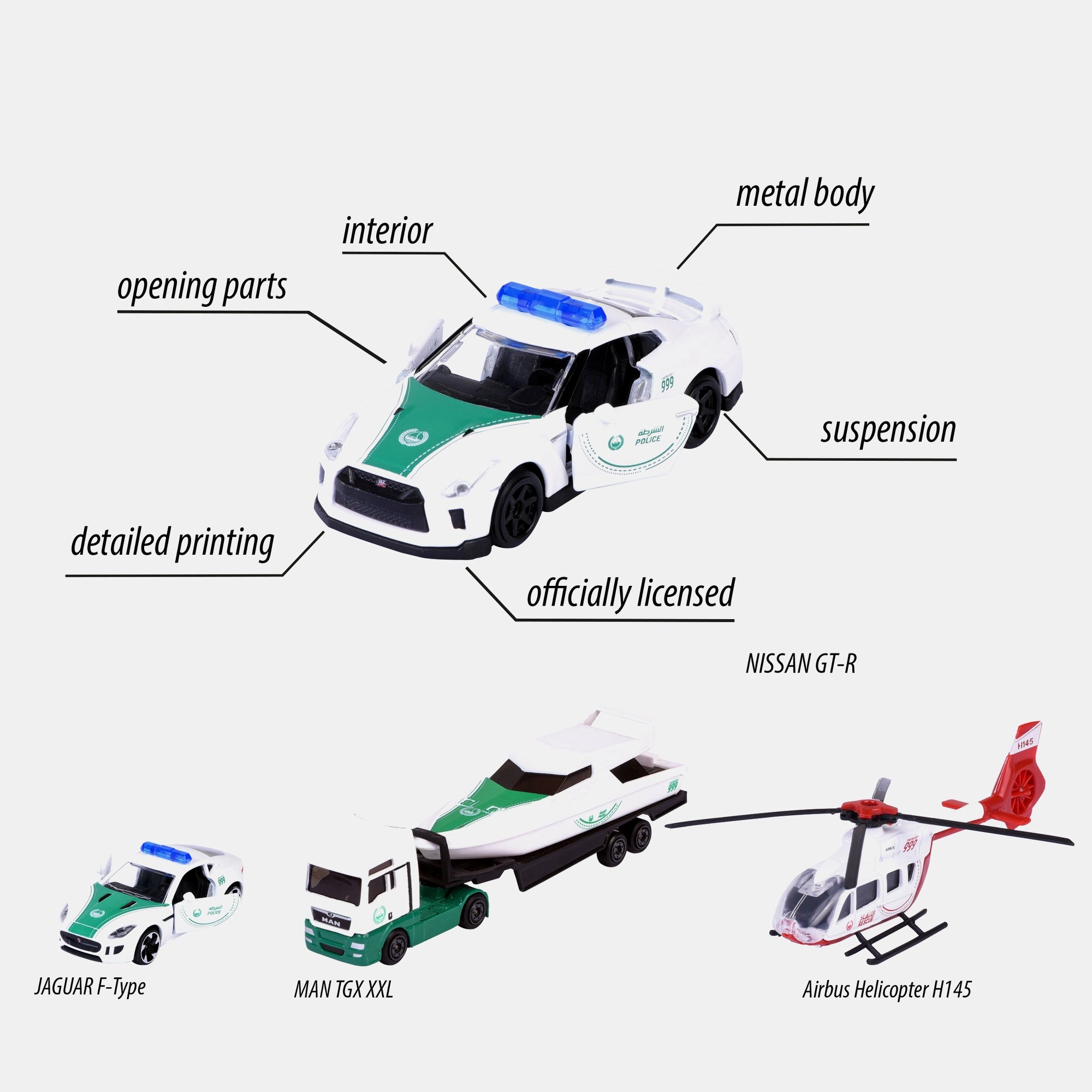 Dubai Police S.O.S - 1:64 16 pcs