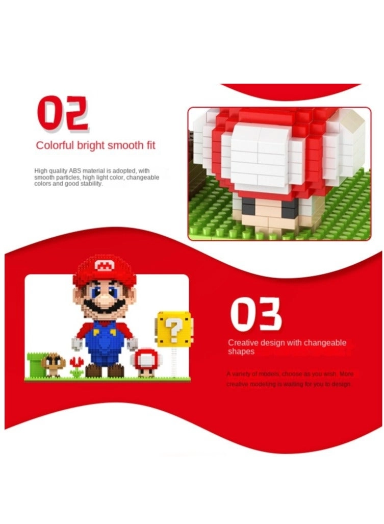 Super Mario Bros Building Bricks Set - Super Mario