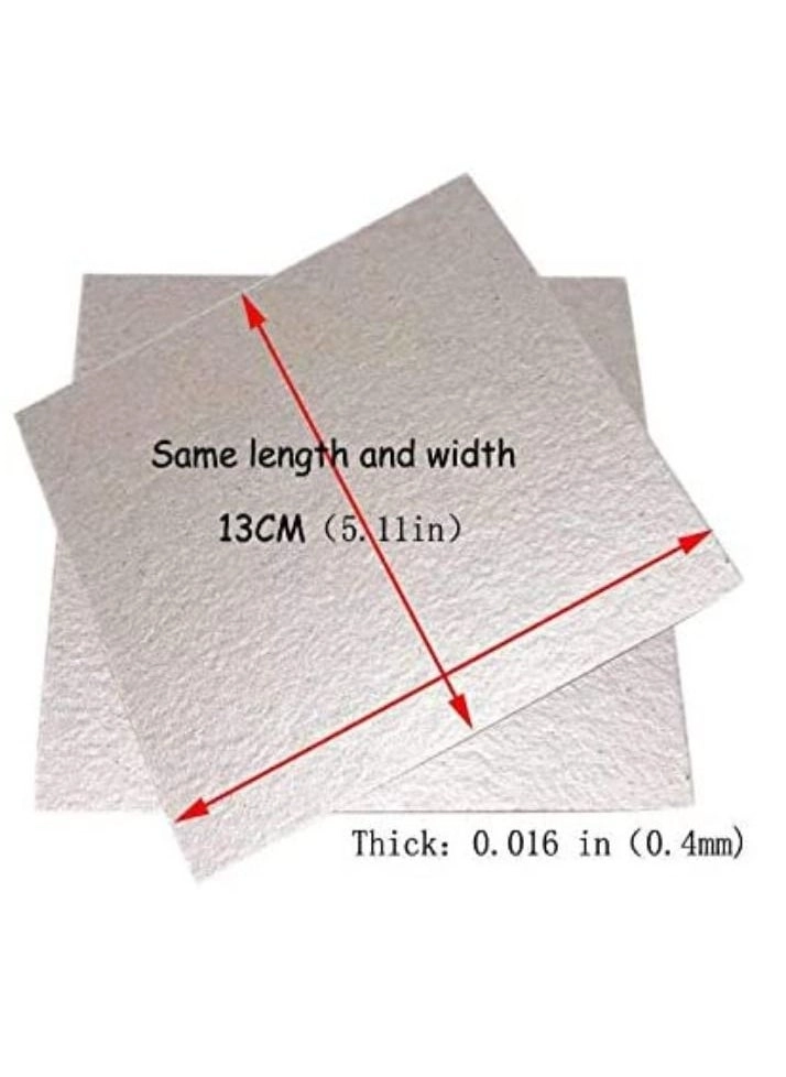 Waveguide Cover Plates - 13x13cm MICA Pack of 2pcs