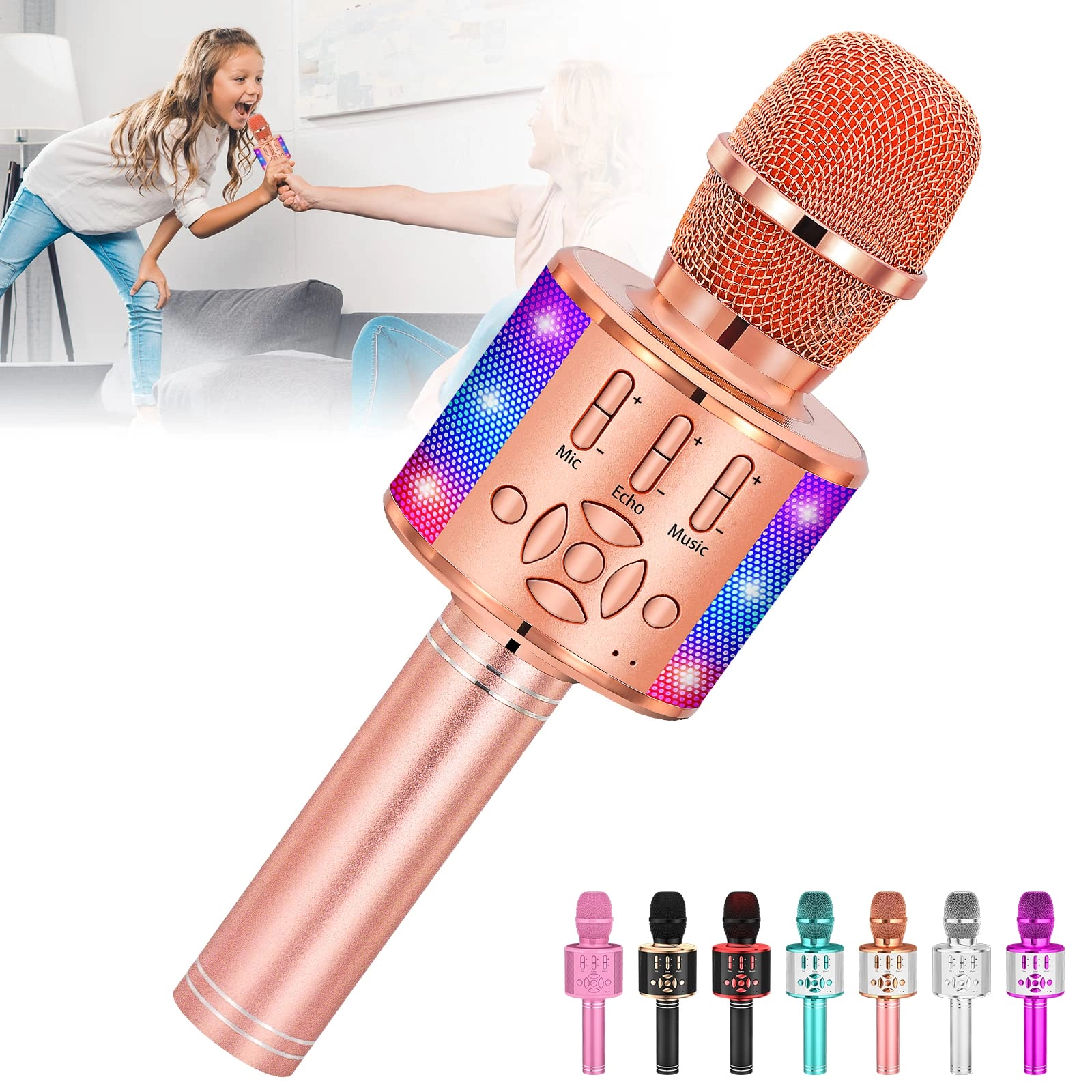 Karaoke Microphone - Handheld Bluetooth
