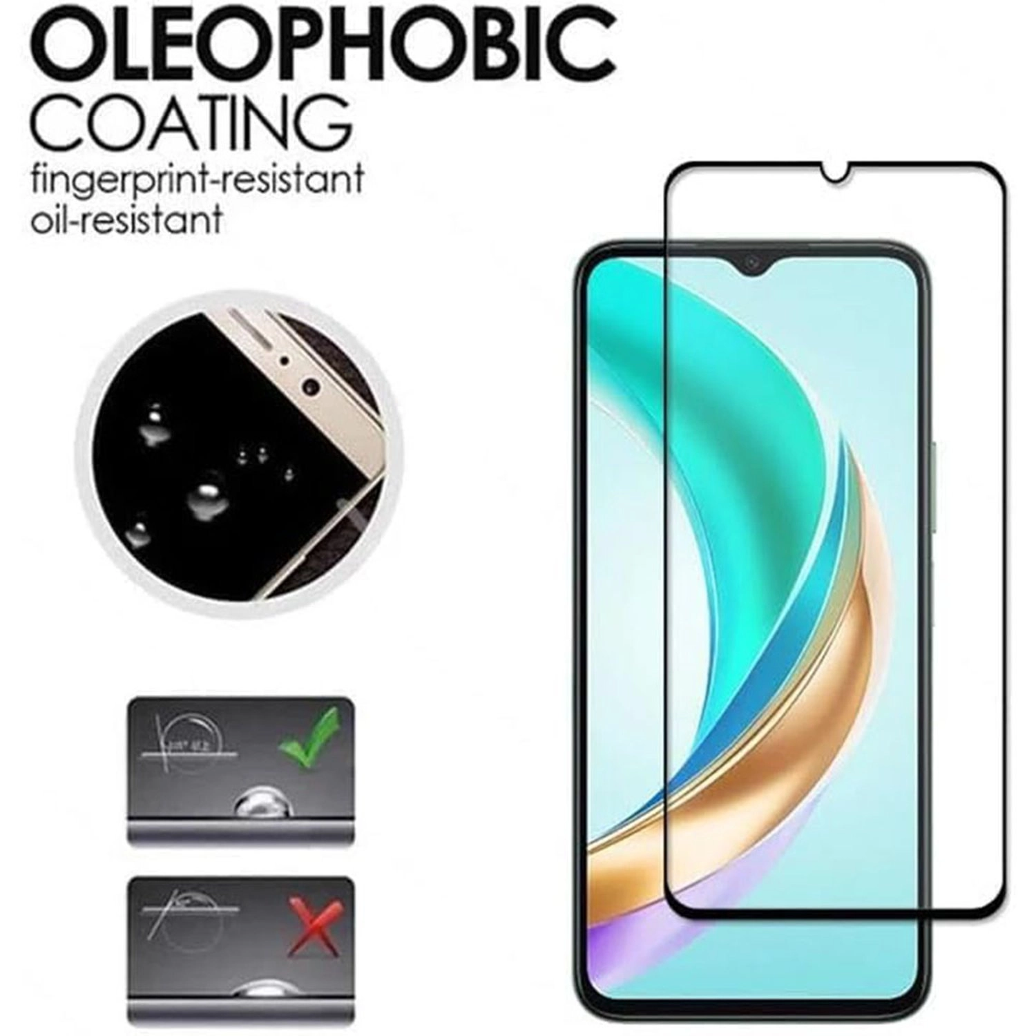 Clear Anti-Fingerprint Screen Protector for Honor X6b